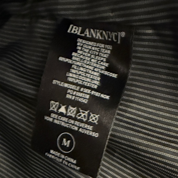 Blank NYC Quilted Black Leather Moto Jacket - Picture 3 of 3